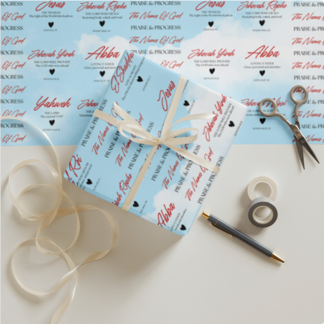 HE IS (Names of God) Gift Wrapping Paper Sheets