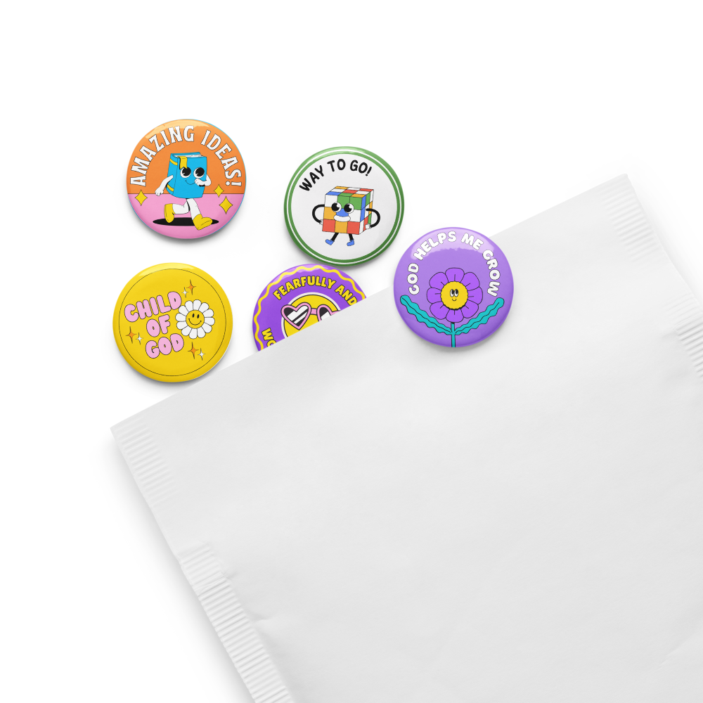 Child of God Pin Pack – 5-Piece Button Set